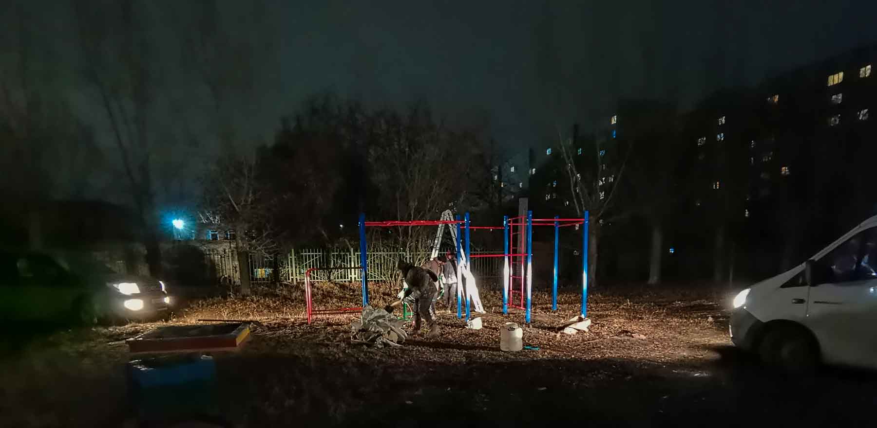 Спортивные сооружения на придомовой территории ... для дома №1 по ул. Взлётная, 10.2022 г.